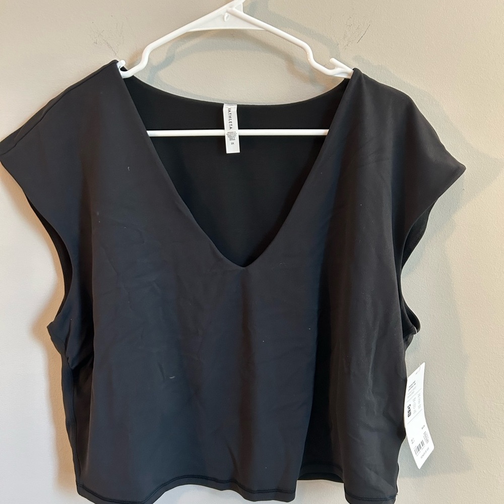 Athleta Transcend Cropped Tee